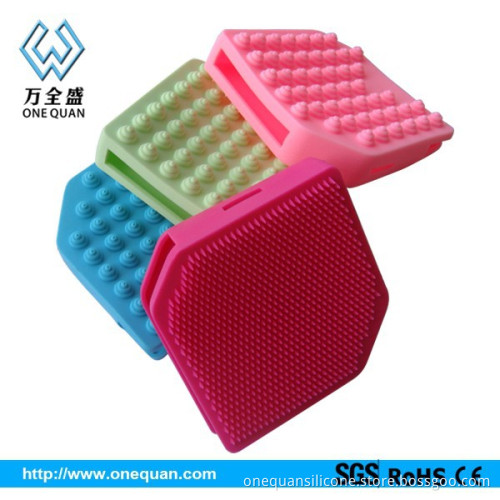 hot sale bath and body silicone novelty cosmetic brush